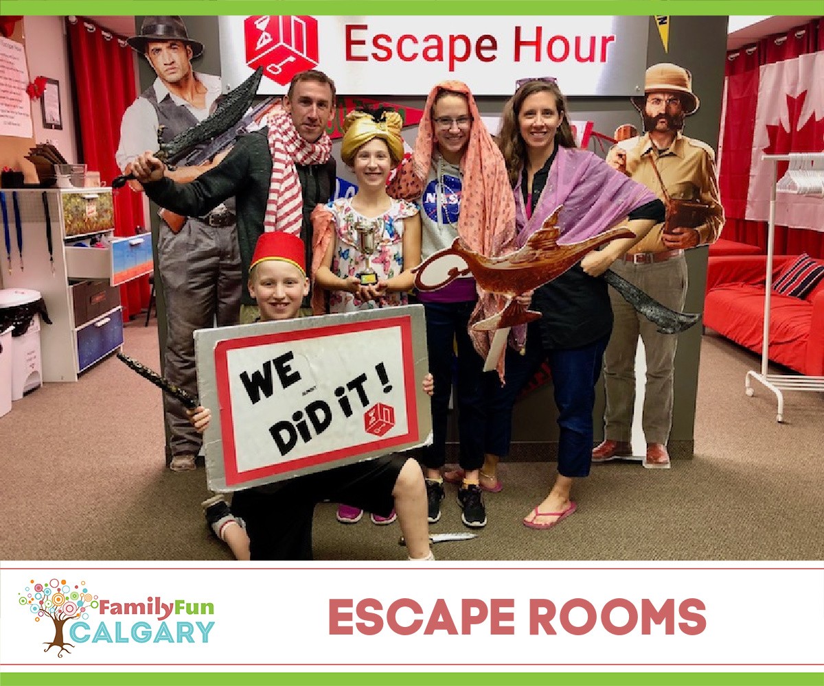 Escape Rooms (Family Fun Calgary)