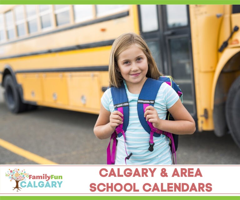 Calgary & Area School Calendars Family Fun Calgary