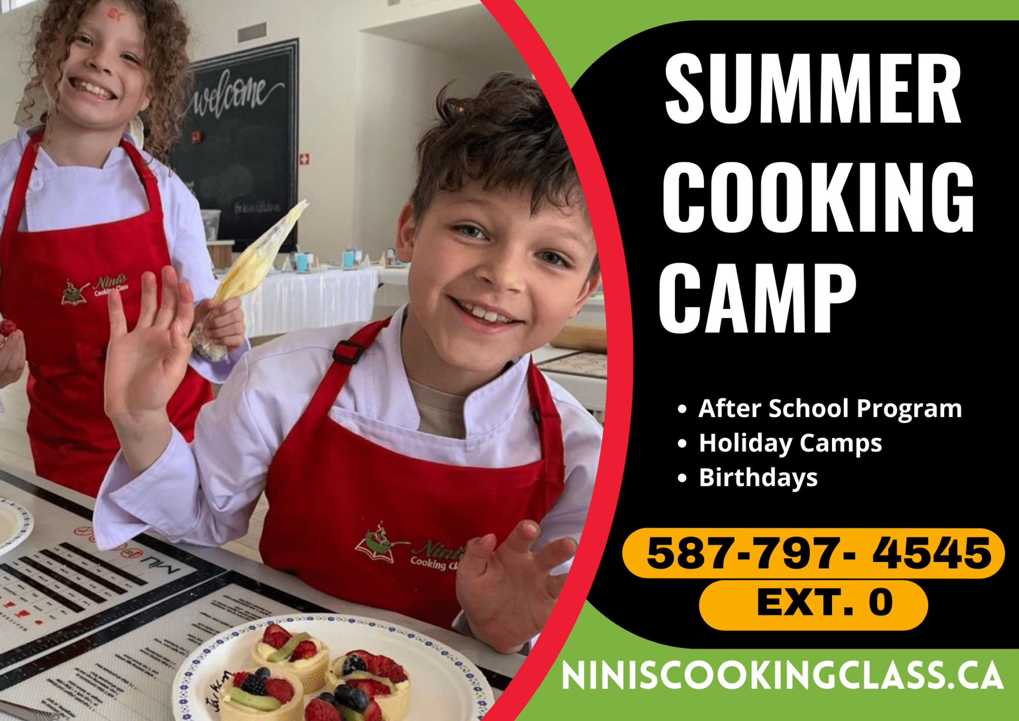 Nini s Cooking Class Summer Camps Family Fun Calgary