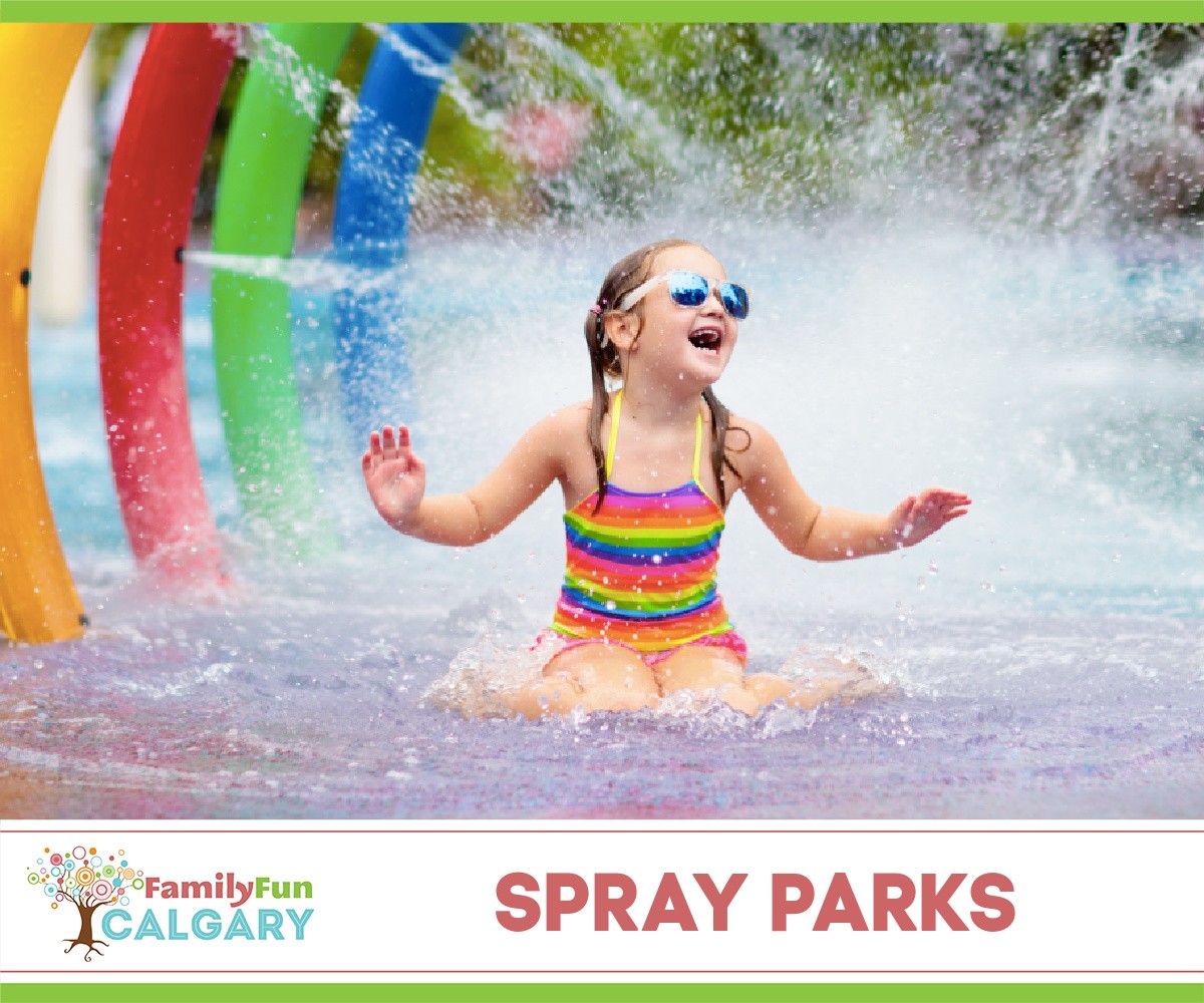 City of Calgary Spray Parks (Family Fun Calgary)