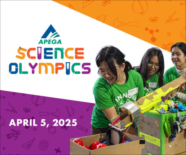 APEGA Science Olympics 2025 Edmonton Header