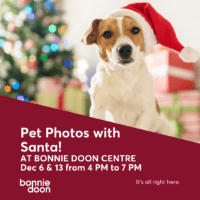 Bonnie Doon Centre Santa Pet Photos 2024