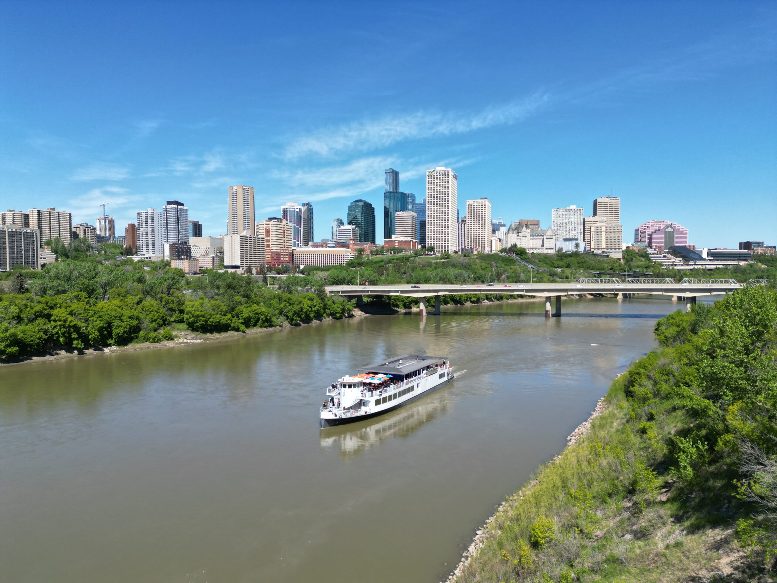 Edmonton Riverboat on North Saskatchewan River