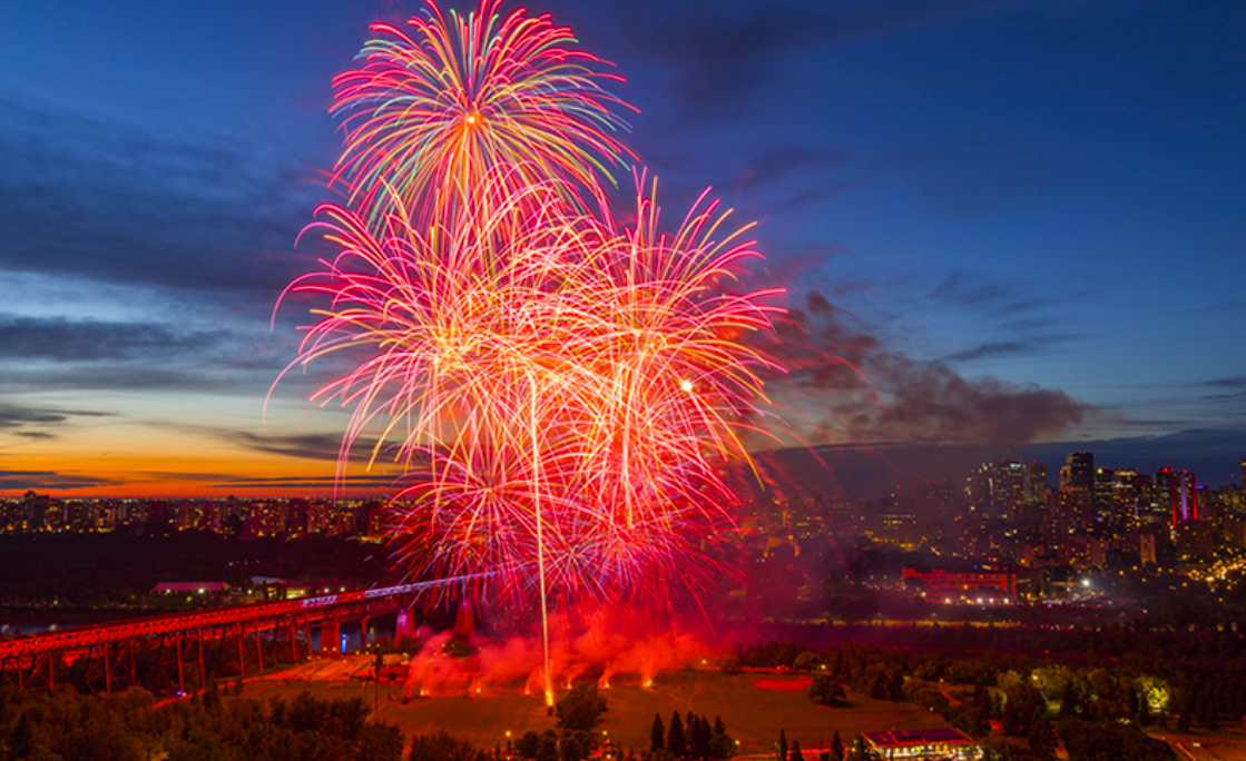 Light up for Canada Day! Where to Watch the River Valley Fireworks