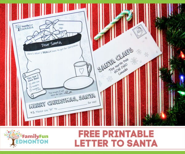 Printable Letter to Santa