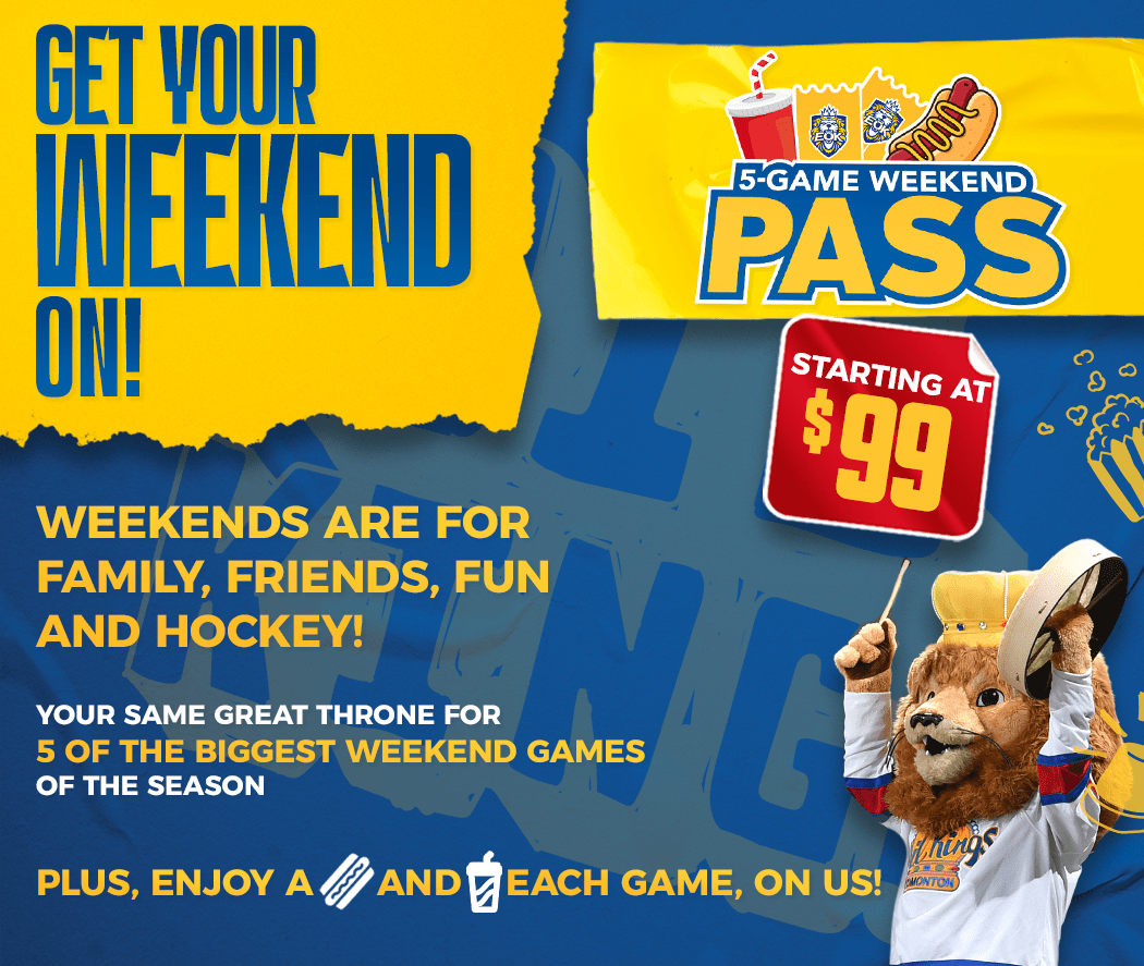 Edmonton Oil Kings 2024-25 5-Game Weekend Pass