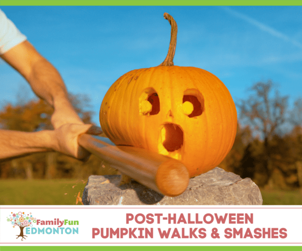 Post-Halloween Pumpkin Walks & Smashes Edmonton