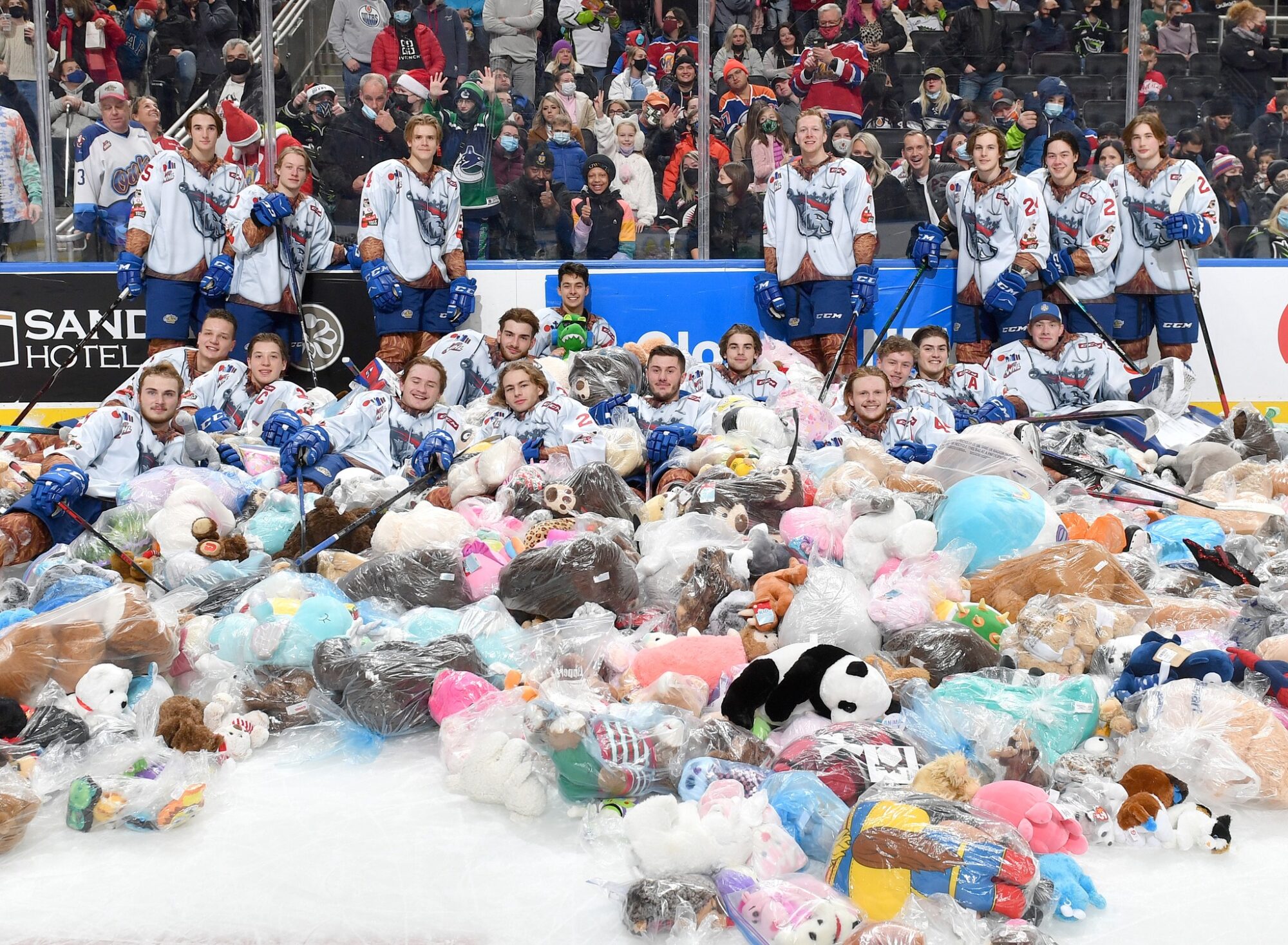 Black Friday DEAL Edmonton Oil Kings Teddy Bear Toss Pack Family Fun