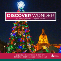 Alberta Legislature Holiday Lights