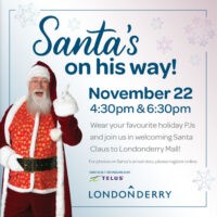 Santa's on His Way Londonderry Mall 2024