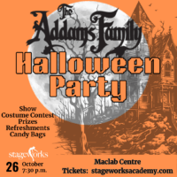 Stageworks Academy Addams Family Halloween party