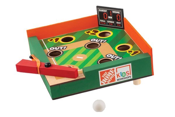 Home Depot Kids Workshop Baseball Game