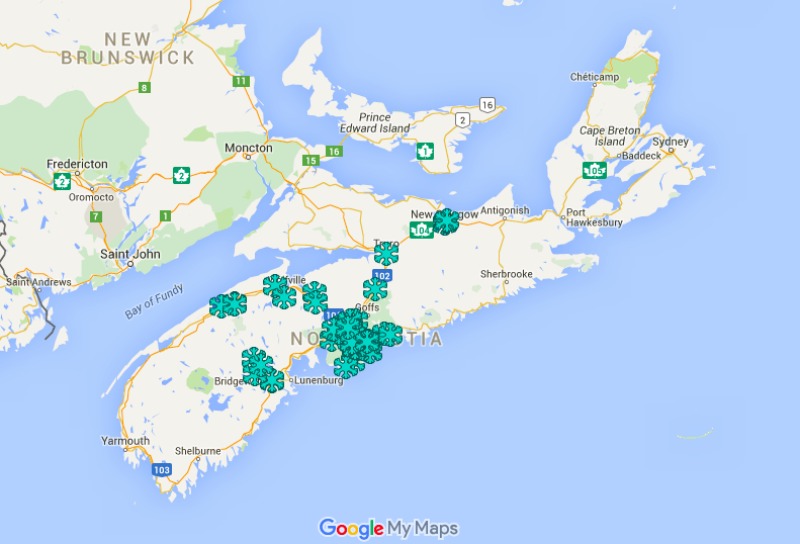 This Interactive Google Map Shows you all the Christmas Lights Displays ...