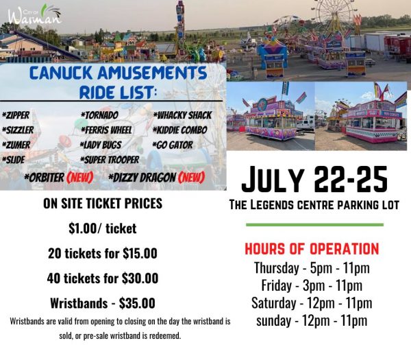 Canuck Amusement Midway at Warman | Family Fun Saskatoon