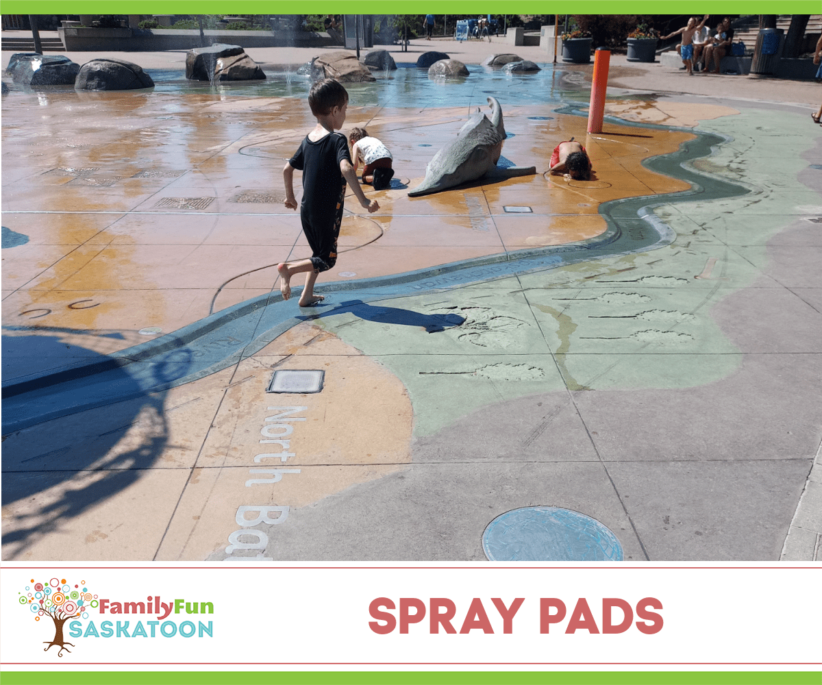 spray pads in Saskatoon