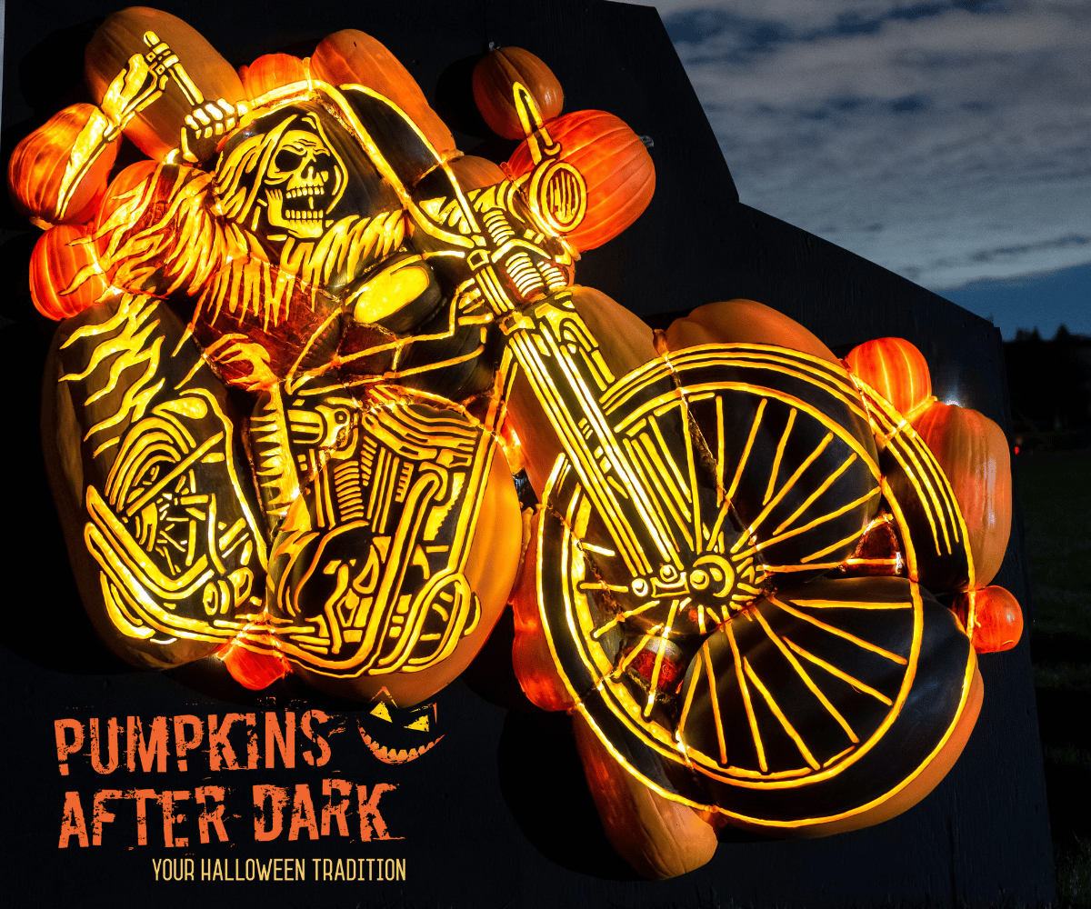 Pumpkins After Dark Motorcycle