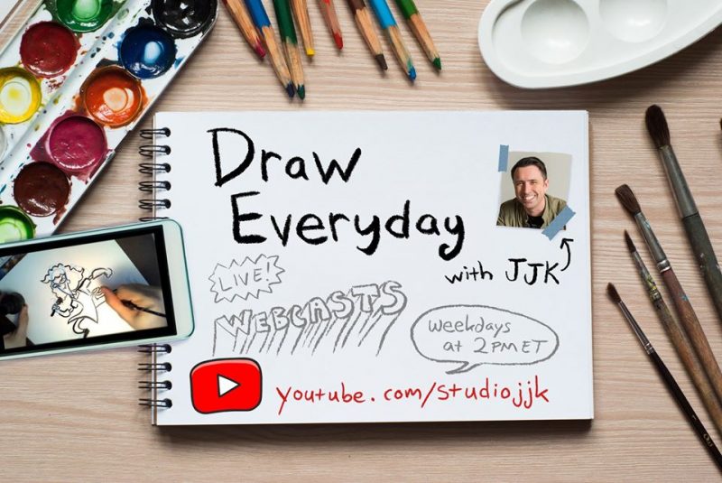 Draw Every Day With JJK - Author of the Beloved Star Wars JEDI Academy ...