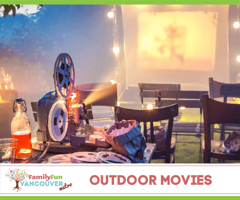 FREE Outdoor Movies In Metro Vancouver Family Fun Vancouver   Outdoor Movies 768x640 